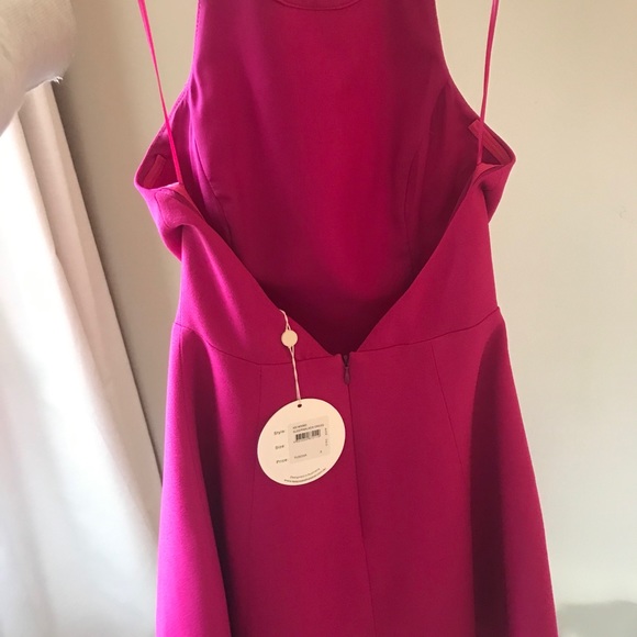 KEEPSAKE THE LABEL, fuschia backless dress - Picture 4 of 4